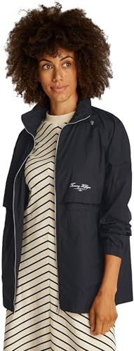Tommy Hilfiger Damen Windbreaker Jacke Ultra Light Hip Leicht