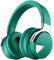 GarageRock E7 Active Noise Cancelling Headphones Bluetooth Headphones Wireless Headphones Over Ear with Microphone Deep Bass, Comfortable Protein Earpads, 30 Hours Playtime for Travel/Work, Green