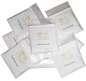 MarkyBaby Milk Jewelry Poudre de conservation du lait maternel (8 paquets)