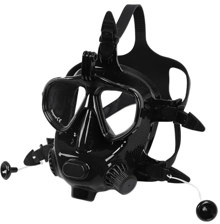 VBESTLIFE Mini Tanque de Buceo con Máscara de Snorkel, Tanque de Buceo Inflable de 1 Litro con Máscara de Buceo de Cara Completa Trajes de Tanque de Aire de Buceo para Snorkel Recreativo
