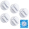 QWORK® 5 Piezas Tapones Tubería Piscina, 1.5 Pulgadas Tapon Piscina con Junta Tórica de Sellado, para Tuberías Drenaje Piscina