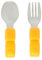 Sosoport Ensemble De Couverts 2 Pièces Fourchette Et Cuillère Tasse Intelligente Assiette Fourchette Portable Pour Bébé Ustensiles Cuillères Oreille De Panda Gobelet De Sevrage