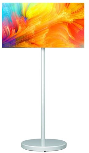 SHENGSHIYU Televisor Portátil de 27 Pulgadas con Soporte Móvil, TelevisióN Portátil con BateríA, Portatil TV con Duplicación de Pantalla, Pizarra Digital, Control Remoto