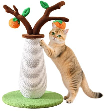 Cat Scratching Post | Persimmon Baum Kratzmöbel Für Kätzchen,Katzen Verhaltensanreicherungsposten Für Geistige Stimulation Klettertraining Wohnung Deko