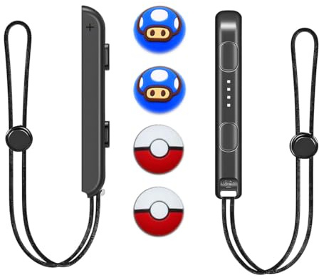 PYEUIFT 2 Stück Joy Con Handgelenkschlaufe Gaming Zubehör Joy Con Strap Controller Halterung Für Präzises Spielen Joycon Grip Komfortabel Und Sicher Beim Gaming