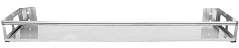 Levemolo Scaffale da cucina porta spezie in acciaio inox 50x12,5 cm montaggio a muro senza foratura organizer spezie per conservare condimenti e oggetti da appendere