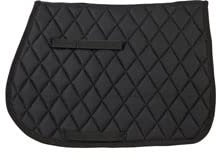Pfiff 101534 Basicline VS Schabracke, Sattelunterlage, Full/Warmblut Schwarz
