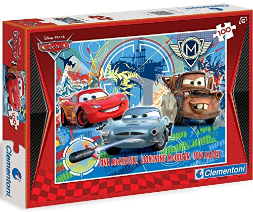 Clementoni Cars 2: Grand Prix 100 – Puzzles (Jigsaw Puzzle, Zeichnungen, Cars 2, 7 Oracal, Italien)