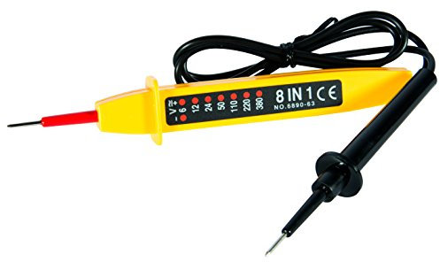 Electraline 58200-Comprobador de circuitos eléctricos, negro