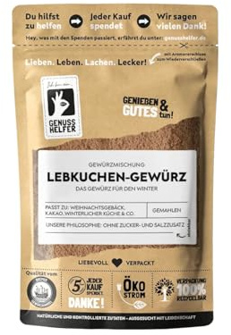 Bremer Gewürzhandel Lebkuchen Gewürz, gemahlen, kräftiges Weihnachtsgewürz zum Backen und Kochen, weihnachtlicher Geschmack, 50g
