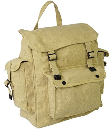 Highlander Großen Versenkten Web Rucksack Beige