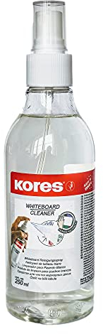 Kores - Whiteboard Reinigerspray für Schule, Büro und Zuhause, Trocken Wischen, Umweltfreundlich, Packung von 1 x 250ml