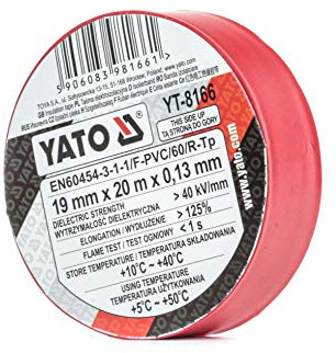 INSULATION TAPE 0.13MM 19MMx20M RED