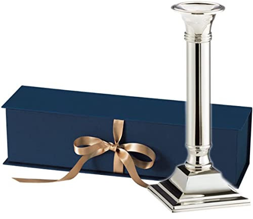 SILBERKANNE Kerzenleuchter Kerzenhalter Kerzenständer Stuttgart H 15cm Premium Silber Plated edel versilbert in Top Verarbeitung. Fertig zum verschenken mit schicker Geschenkverpackung