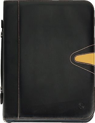 Ecobra 611058 Konferenz- und Ringbuchmappe Elite schwarz/beige