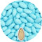 EinsSein 0,5 kg dragées mariage amande Colorato bleu clair brillant | dragees baptême, communion, célébrer, fête, candybar | Cadeaux pour les invités mariage | Bonbon aux Amande | Badem sekeri