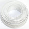 SeKi Lautsprecherkabel Weiß 2x 0,50mm² – 50 Meter Ring | CCA-Kupfer Boxenkabel für klaren Sound bei HiFi, Heimkino und Car-HiFi mit Polaritätskennzeichnung