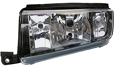 ATEC Germany 1x Hauptscheinwerfer vorne links H7 / H3 Frontscheinwerfer ohne Stellmotor, Kompatibel mit SKODA FABIA I (6Y2), FABIA I Combi (6Y5), FABIA I Stufenheck (6Y3)