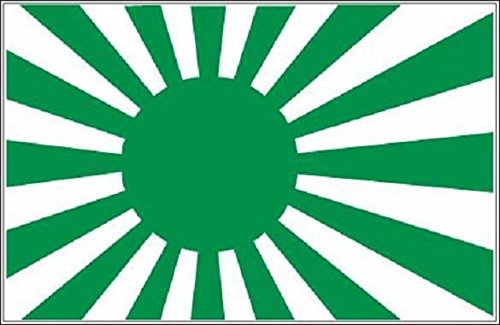 U24 Drapeau du Japon Guerre Vert 90 x 150 cm