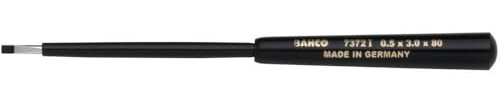 Bahco 7372I-2-63 Electronic-Slotted Screwdriver, Multi-Colour, 143 mm 0.4 x 2.0 x 63 mm