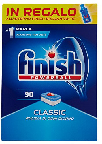 Finish – Classic Geschirrspültabs, Inhalt: 90 Tabs Mega-Pack, Gewicht: 1629 g regulär