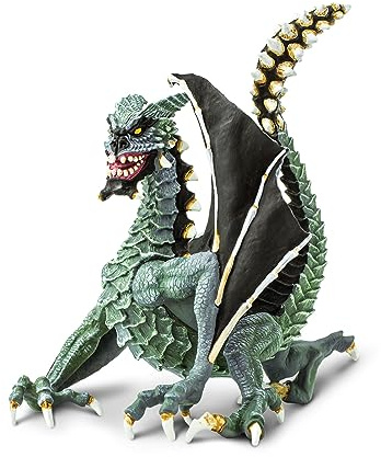 Safari Finsterer Drache 10,3 cm | Handbemalte Drachenfigur | Ungiftig und BPA-frei | Für Kinder ab 3 Jahren geeignet Ltd