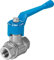 QH-1/4 (9541) Kugelhahn Ventilfunktion:2/2 bistabil Pneumatischer Anschluss 1:G1/4 Nennweite:10,0mm