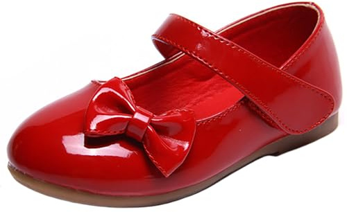 PPXID Girl's Mary Jane Ballet Flats Princess Dress Shoes