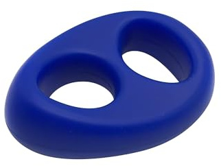 CAZZOMEO Separator - Cockring/Ballstretcher Farbe blau