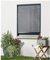 MADECOSTORE Moustiquaire Enroulable en alu pour fenêtre - Gris Anthracite - L130 x H160cm