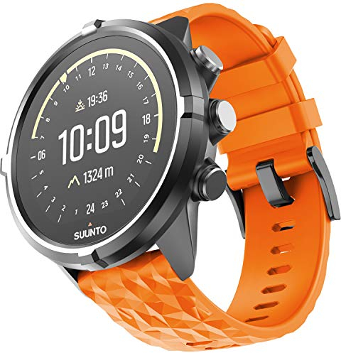 24mm Ersatz Armbänder weichem Silikon Armband für Suunto 7/9 Baro, kompatibel mit Suunto 9/ Spartan Sport Wrist HR/ D5
