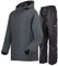 Acme Projects Regenanzug (Jacke + Hose), 100% wasserdicht, atmungsaktiv, Nahtband, 10000 mm / 3000 g, YKK-Reißverschluss (DE/NL/SE/PL, Alphanumerisch, L, Regular, Regular, Grau)