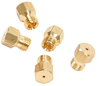 Natural Gas Jet Set - 5 Burner Hob Injector Nozzle Conversion Kit 77 2x104 129 150