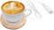 nobrands Coffee Mug Warmer USB Wood Grain Electric Cup Warmer Mug Heated Coasters Heater Pad for Heating Coffee Tea Milk Cocoa Beverage (Cup Not Included)