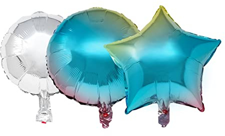 Legami - Geburtstagsfeier, 1 Kranz, 1 Krone, 4 Trompeten, 5 Luftballons, Strohhalm zum Aufblasen der Luftballons