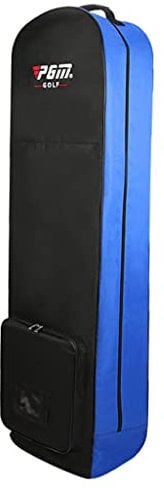 Perfeclan Golf Cover, Faltbare Golftasche, tragbare Golf-Reisetasche mit Rollen, leichte Nylon-Stoffschutzhüllen, Blau