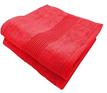 Alpes Blanc - Lot de 2 Serviettes de Bain Coton et Bambou - 600gr/m²