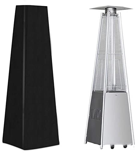 YTBLF Terrassenheizer-Abdeckung Für Gas-Standheizungen Im Freien, Pyramiden-Heizstrahler-Schutzabdeckung, Wasserdicht Winddicht UV, 210D Möbelabdeckung, 221x53x61cm