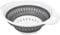 Passoire Pliable Cuisine en Silicone Panier De Vidange De Fruits Peu Encombrant avec Poignées Gris Practical and Deft