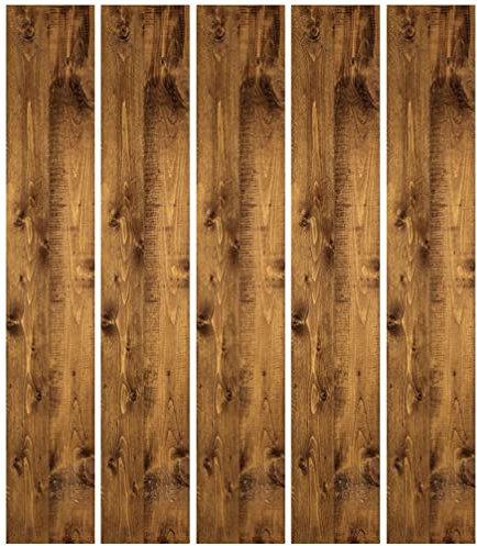 HOMSFOU 5st Aufkleber Aus Holzmaserung Riesenfliesenaufkleber Aus Holz Boden- Und Ganzkörperspiegel Bodenfliese Vinyl-böden Riesige Bodenaufkleber Aus Holz Laminatboden Möbel PVC Abnehmbar
