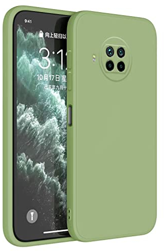 Topme Handyhülle Hülle Fur Xiaomi MI 10T Lite 5G (6.67 Inches) Case Schutzhülle, Hautschutz Aus TPU Silikonhülle - Matcha-Grün