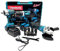 Vokot KIT 3in1 Trapano Avvitatore e Smerigliatrice a batteria 68V, trapano ad impulsi svita bulloni flex professionale portatile con motore brushless, valigetta inclusa