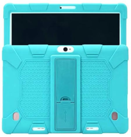 10 Inch Universal Tablet Case, Android Tablet PC Shockproof Silicone, Gel Silicone Protector Stand Case Cover, Slim Soft Hard Back Shell Kids Friendly Case