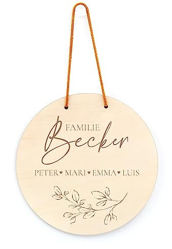 Personalisiertes Kinder Türschild/Wandschild mit Namen für Kinderzimmer - verschiedene Größen