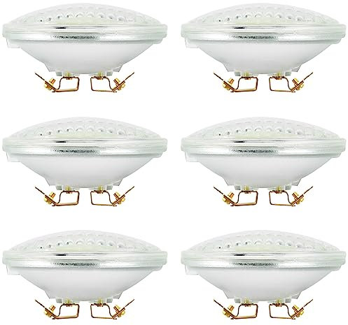 TPMAFF PAR36 LED Paesaggio Lampadina 7 Watt (equivalente a 50W alogena) Esterno Giardino LED Proiettore AC/DC 12V Bassa Tensione AR111 G53 Base Illuminazione Lampadina Piscina (Confezione da 6)