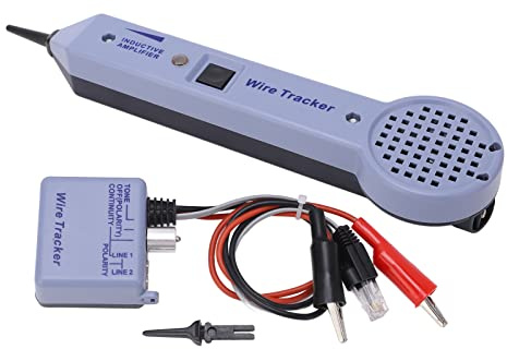 200EP Wire Kit Network Wire Tester di circuito Kit tester di tracciamento cavi impedenza di ingresso 100MOhm Audio Amplificatore a induzione regolabile Rilevatore di toner per cavi 30Db