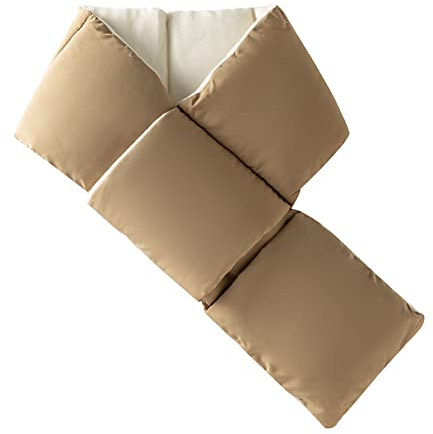 Schal Türkis Damen Mütze Und Schal Kinder SexMänner und Frauen Winter Solider Nackenschutz Winddicht Warme Baumwollschals Zitronengelb Schal Kinder Mütze Schal Set Mädchen 3 Jahre (Brown, One Size)