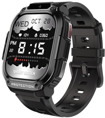 Rainbuvvy 4G LTE Smart Watch Phone, Android 8.1 SL8541E 2GB+16GB IP67 1000mAh 2.13 Touch screen Supporto per risposte SMS/Fotocamera/videochiamate/Wifi/GPS Smartwatch per gli uomini (Modello A)