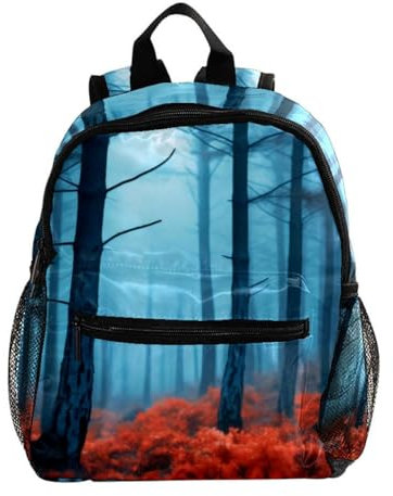 FVQL Kleiner Rucksack für Kinder, Kleinkind-Rucksack, Laubbaum, Herbst, Farbe: 1021, 25.4x10x30cm/10x4x12in