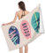 Mikrofaser Strandtuch Surfbrett 160x80 cm, 3D Surfbrett Abenteuer Badetuch für Erwachsene Weiches Leicht Handtuch Schnelltrocknend Sandfreies Strandhandtuch